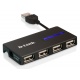 Карманный USB 2.0 концентратор D-Link DUB-104 в Краснозаводске, USB хаб DLink DUB104 (Краснозаводск)